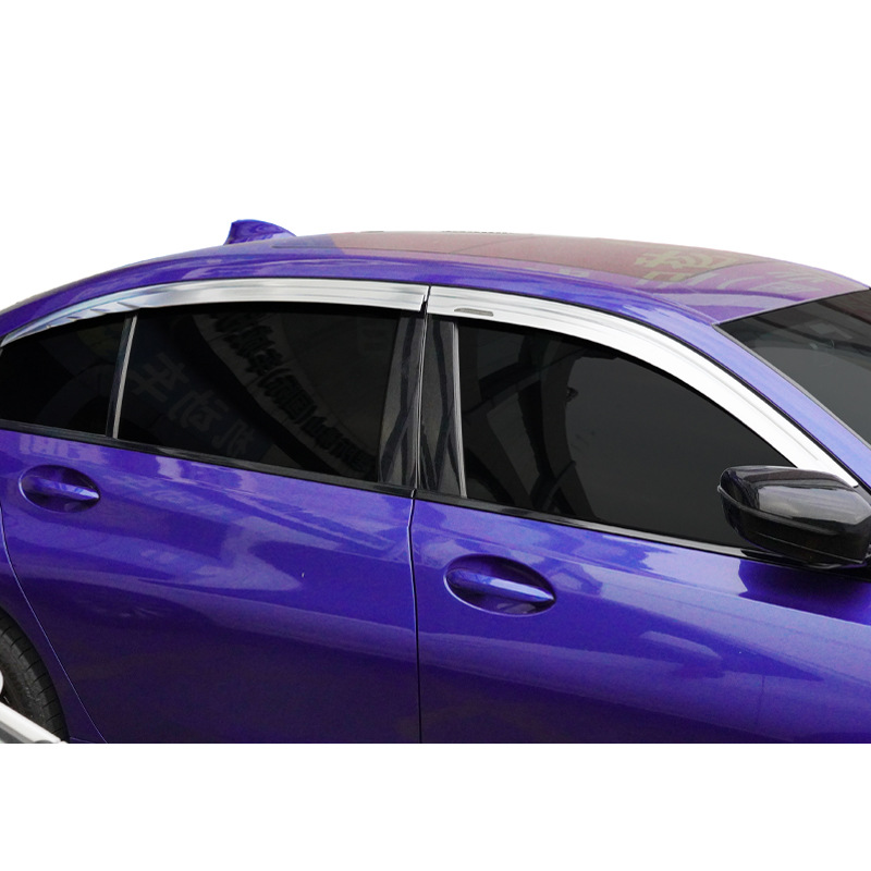 Tenxinrui adecuado para BMW Serie 3 2 Serie 5 serie ventana lluvia ceja platino protector de lluvia protector de la lluvia accesorios de modificación del coche