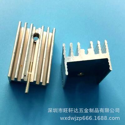 厂家直销小功率MOS-T220管 15*10*20管散热器迷你铝型材低功耗