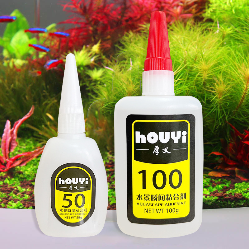 Moss Glue 100g Aquatic Plant Glue Aquatic Plant Landscaping Mo Silk Glue Skeleton Glue Sunken Wood Instant Glue Quick-Drying Glue
