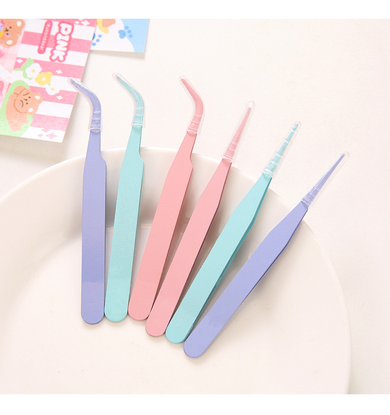 DIY Color Pointed Elbow Eyelash Handmade Hand Account Tweezers O1CN01CaYZgU1PjiSKoSeIf !!2216855691877 0 Cib