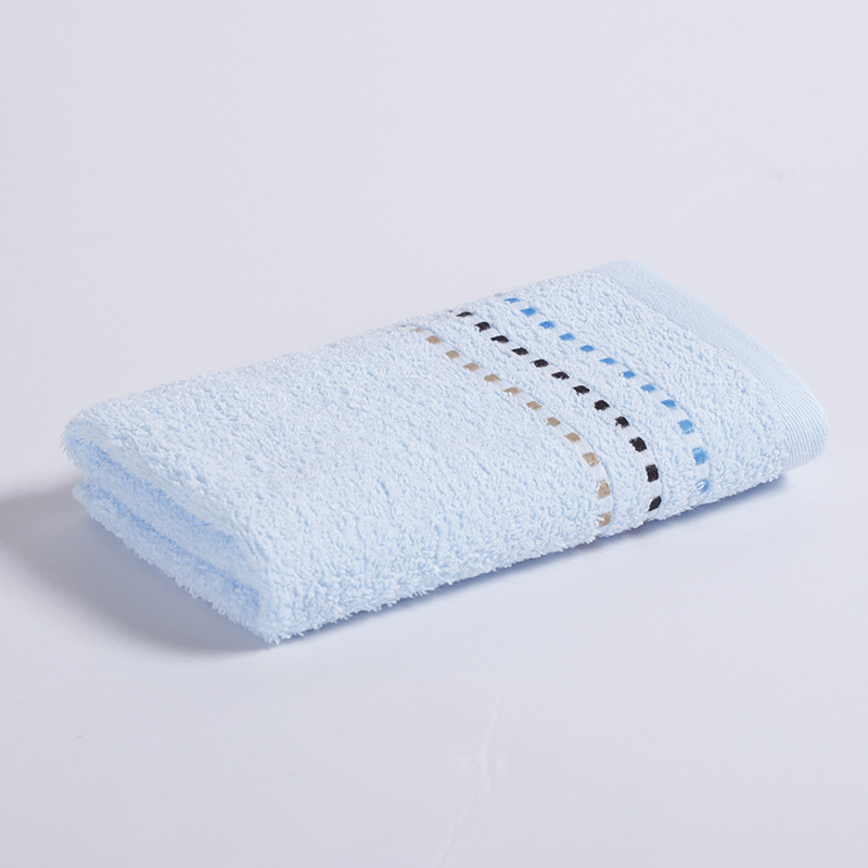 Serviette de visage en coton pur douce et absorbante satin_voghion.com