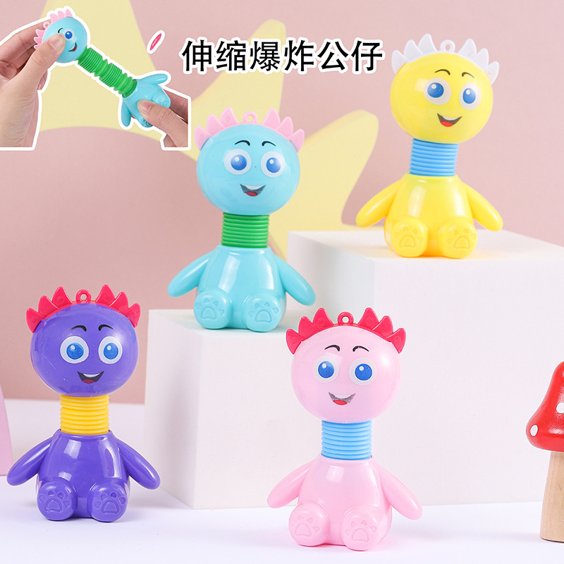 Conejo de estiramiento creativo Juguetes pequeños para niños Descompresión Regalos pequeños Premios de jardín de infantes Actividades navideñas Dibujos animados para niños y niñas