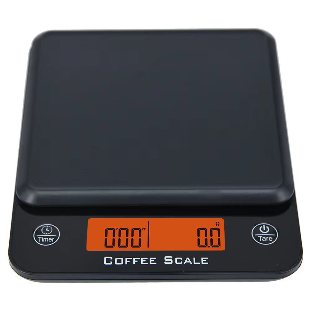 可冲电家用厨房秤 3KG/0.1 LCD 手冲咖啡电子秤 手动和自动厨房