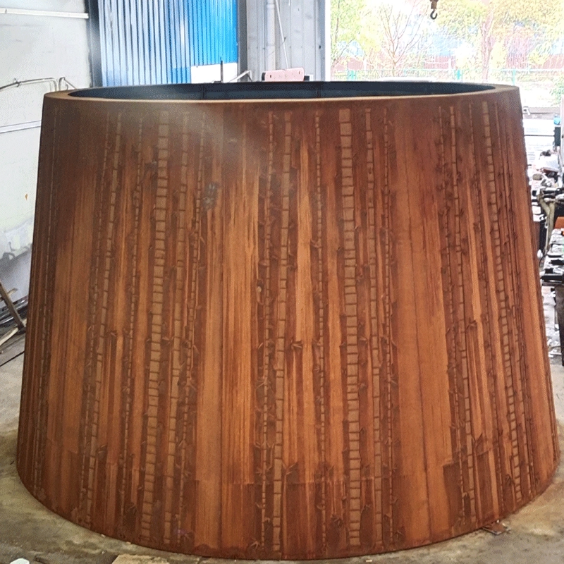 Погодостойкая стальная пластина занавесная стена старая обработка spa-h коррозионная стальная пластина занавесная стена полая резьба садовая атмосферостойкая обработка пластин