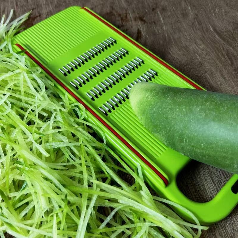 Streifenschneider [Marke SPOUNR] Dinsheng Kartoffelschneider Edelstahl Gurkenschneider Karottenschneider Multi-Funktions-Reibe