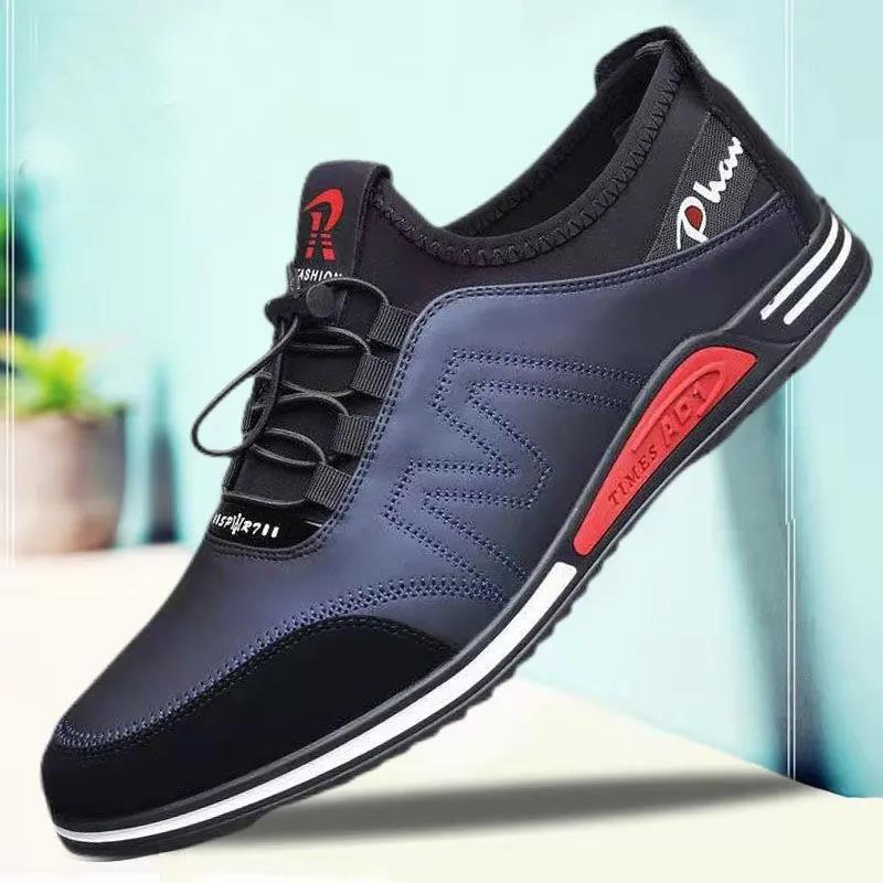 2021 nuevos zapatos de cuero de los hombres zapatos casuales de fondo suave zapatos juveniles de los hombres zapatos de cuero de negocios coreanos zapatos de los hombres zapatos deportivos hombres