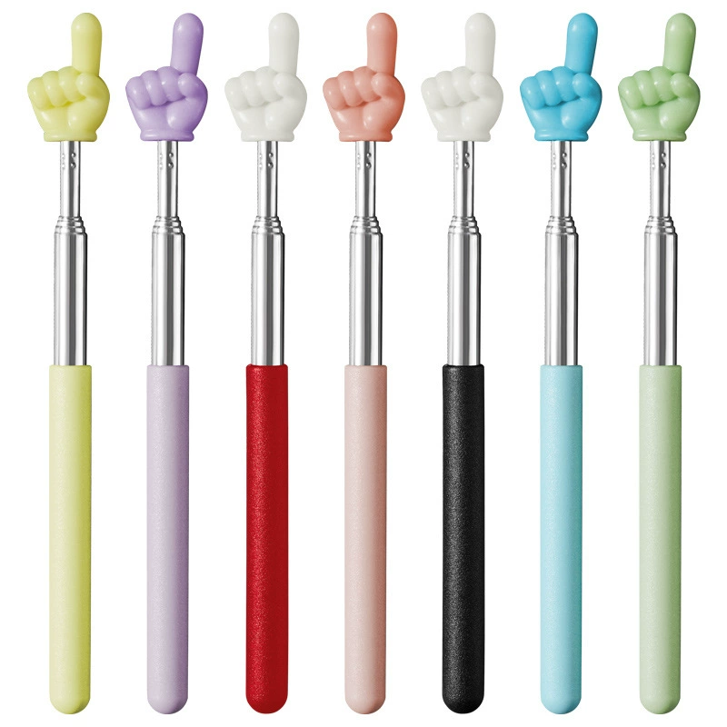 Teaching telescopic finger reading helper teaching stick student reading point point pointer pointer baton teacher with teaching stick