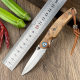 Folding knife Damascus steel portable knife self-defense sharp outdoor knife camping portable fruit knife outdoor knife