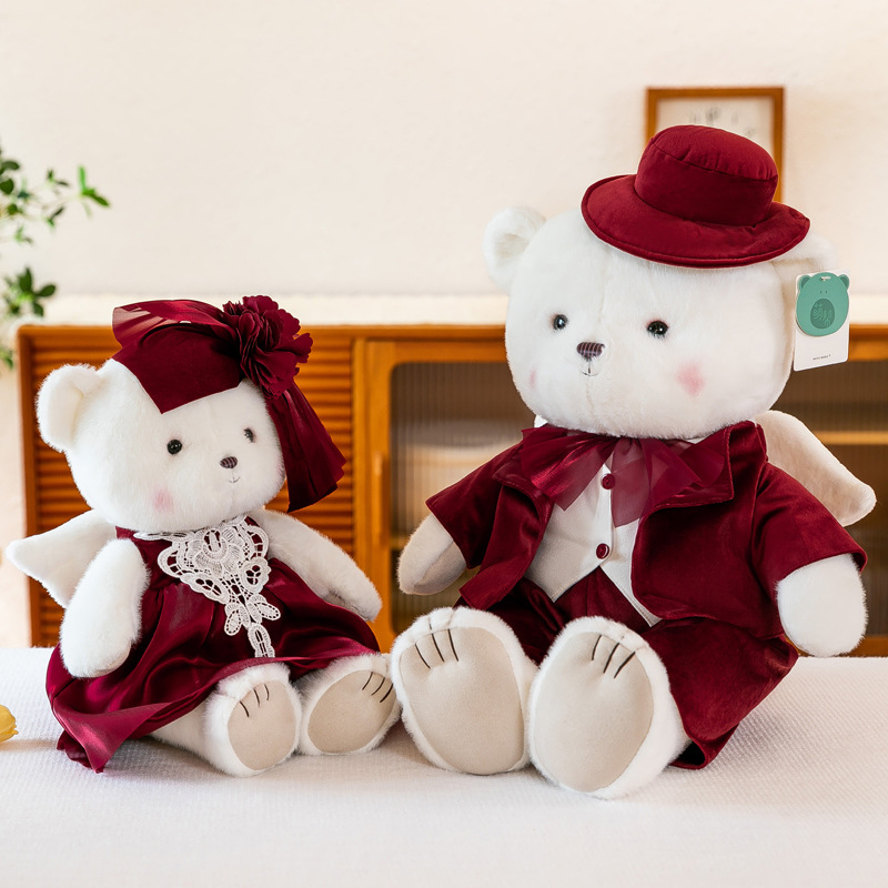 Muñeca de prensa de boda, regalo de boda para el novio, muñeco de peluche, muñeco largo, buena calidad, Xiwa