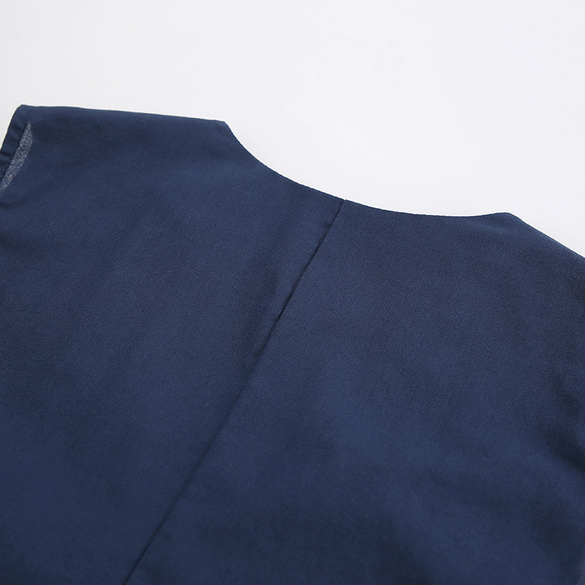 Women's Clothing Spring and summer new cotton and linen breathable V neck sleeveless vest vest suit 2024 fashion new two piece suit for women_voghion.com