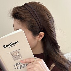 韓国の波のカチューシャの女性の新型の気質の高い頭のトップのカチューシャの顔を洗う専用の圧力は歯の滑り止めのカチューシャの髪飾りを持ちます。