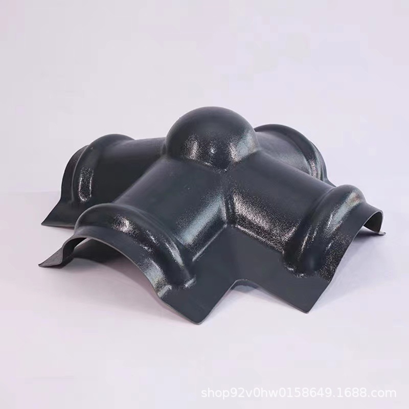 飞檐翘脚阻燃防腐蚀宝鼎葫芦仿古树脂瓦配件屋面装饰防水玻璃钢