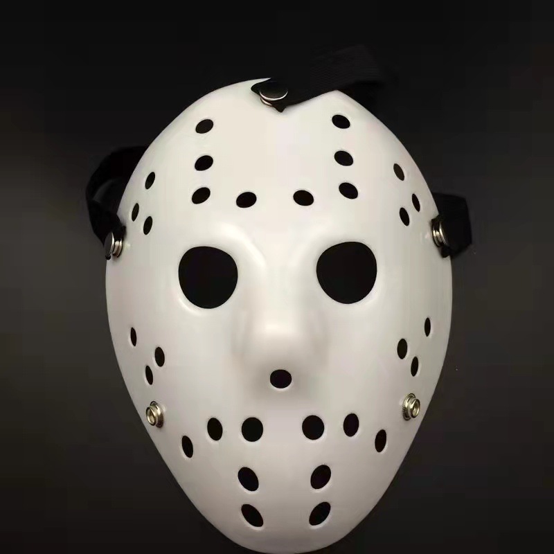 Máscara de Halloween mascarada espesado Jason Cosplay divertido completo cara masculina rendimiento props