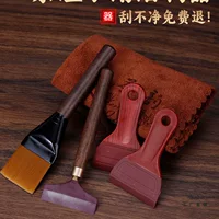 Щетка для чайного подноса, чайный набор Kung Fu, аксессуары для чайного стола, чайная щетка, чайный скребок, чайная доска, силиконовый чайный набор, щетка для подметания воды