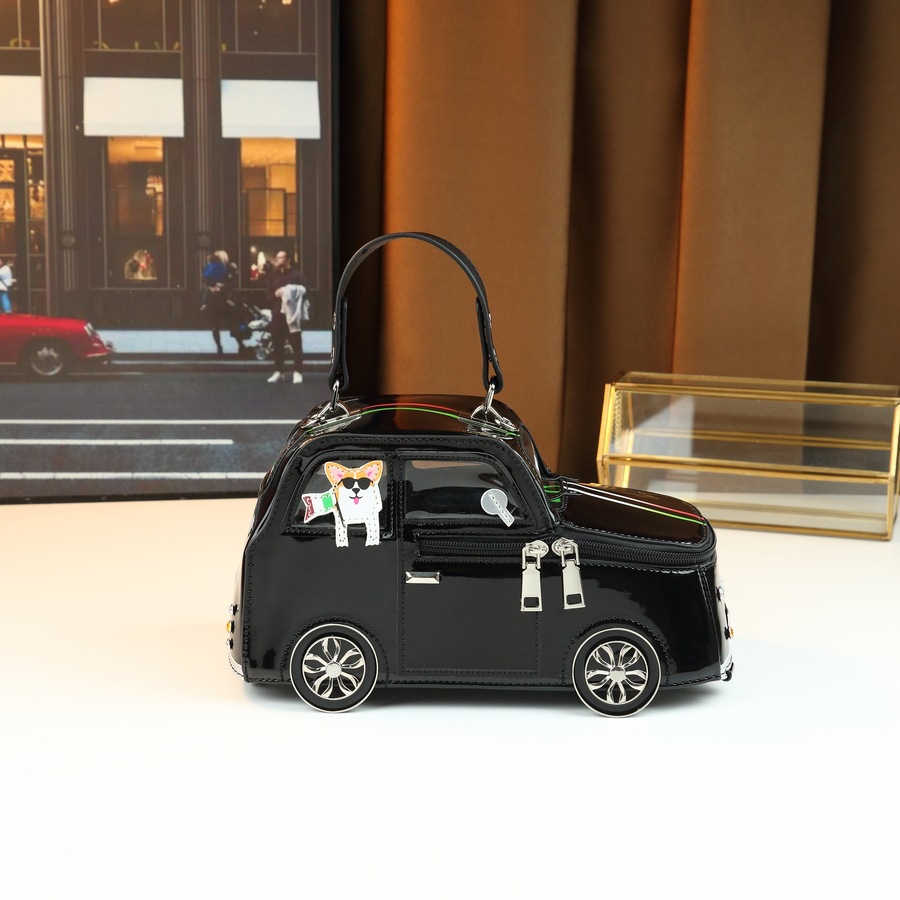 Trendy crossbodytas in de vorm van een terreinwagen, met cartoonauto-design voor dames._voghion.com