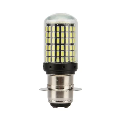 Motorcycle headlights, headlights H6 P15D Ba20D High - p15d-white-1-piece