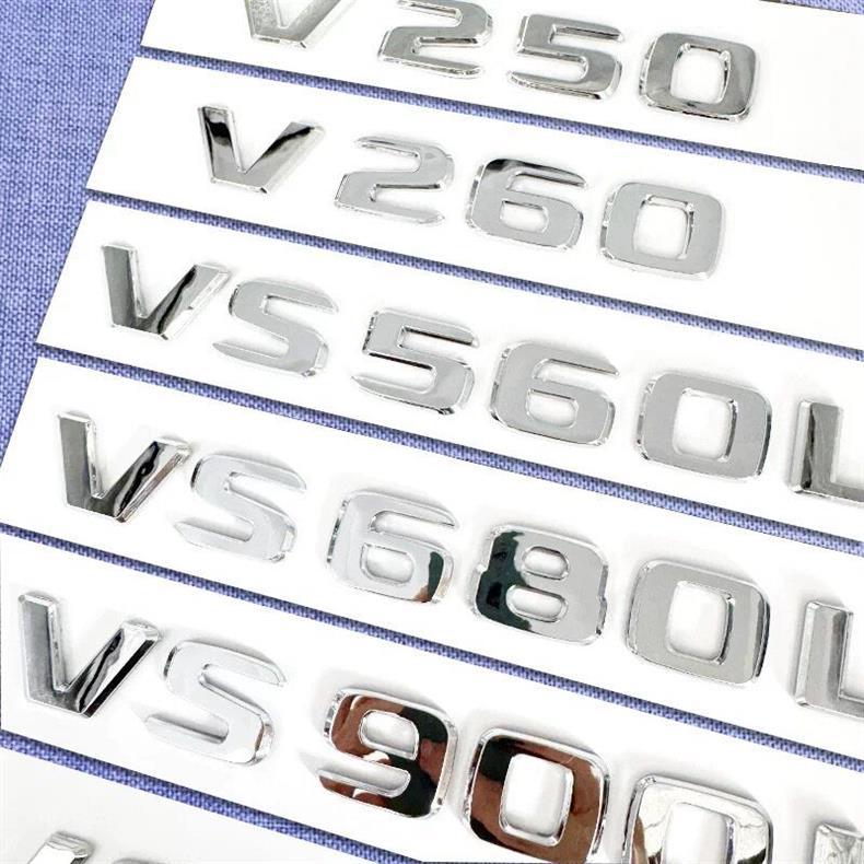 Suitable for Mercedes-Benz Vito V260, modified with Maybach hood emblem, rear emblem, VS680 lettering, and MAYBACH side emblem