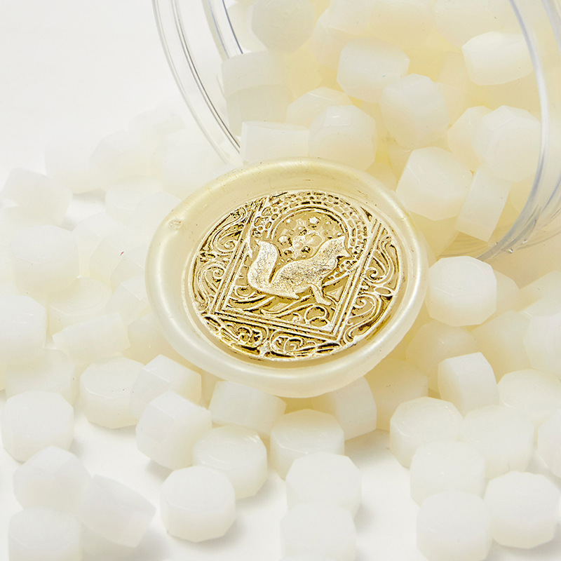 Cera de pintura al fuego, juego completo de sellos de pintura al fuego, octogonal, transparente, colorido, bolsa de colores mezclados, cera, venta al por mayor barata