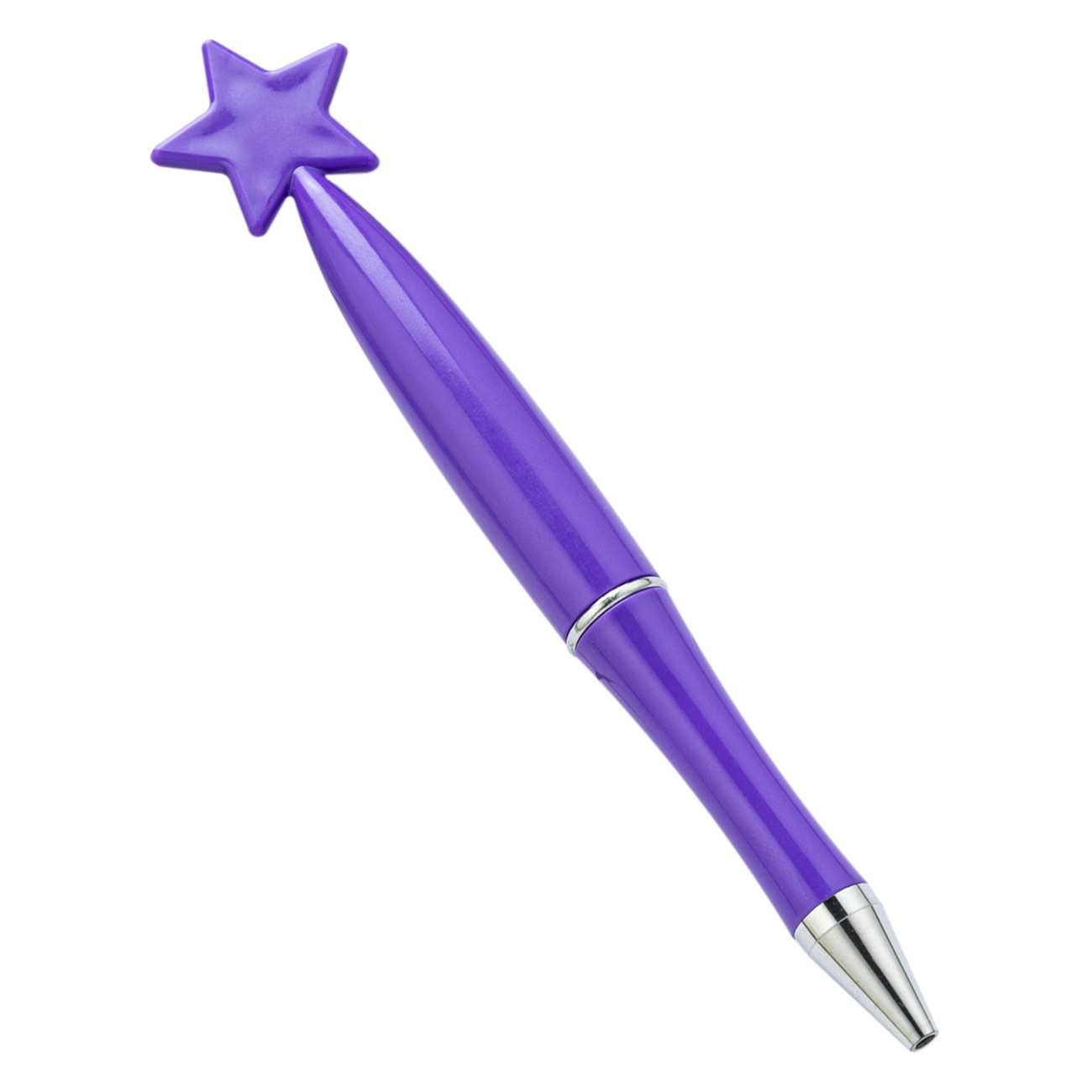Estrella de dibujos animados pluma de plástico estudiante escritura papelería giratoria giro pluma imprimible logotipo regalo publicidad bolígrafo