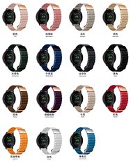 Applicable to Samsung Galaxy Watch 345 genuine leather magnetic flip strap for Huawei GT3 watch, 22mm