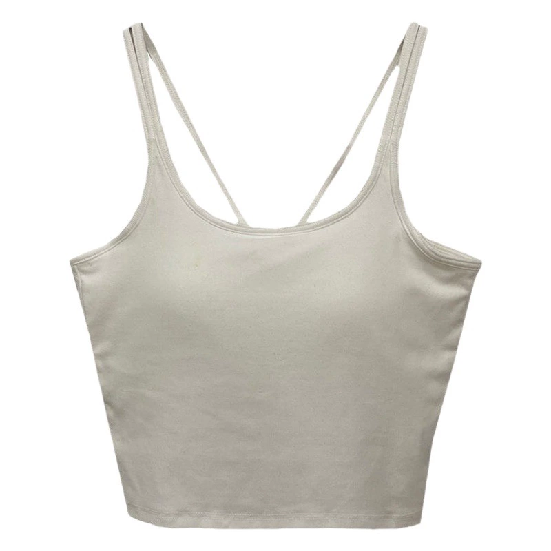 Zhao Rusi в том же стиле белый слинг жилет с нагрудной подкладкой, женская верхняя одежда, красивая накидка на спине, грудь, цельный внутренний топ без рукавов