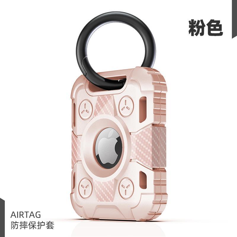 El logotipo se puede agregar para la cubierta protectora de goma suave de la cáscara TPU del perseguidor anti-perdido del tanque de Apple AirTag