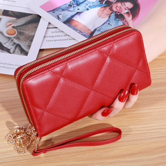 2023 New Women's Korean Style Multifunctional Crossbody Shoulder Bag Zipper Solid Color Simple Mini Phone Bag