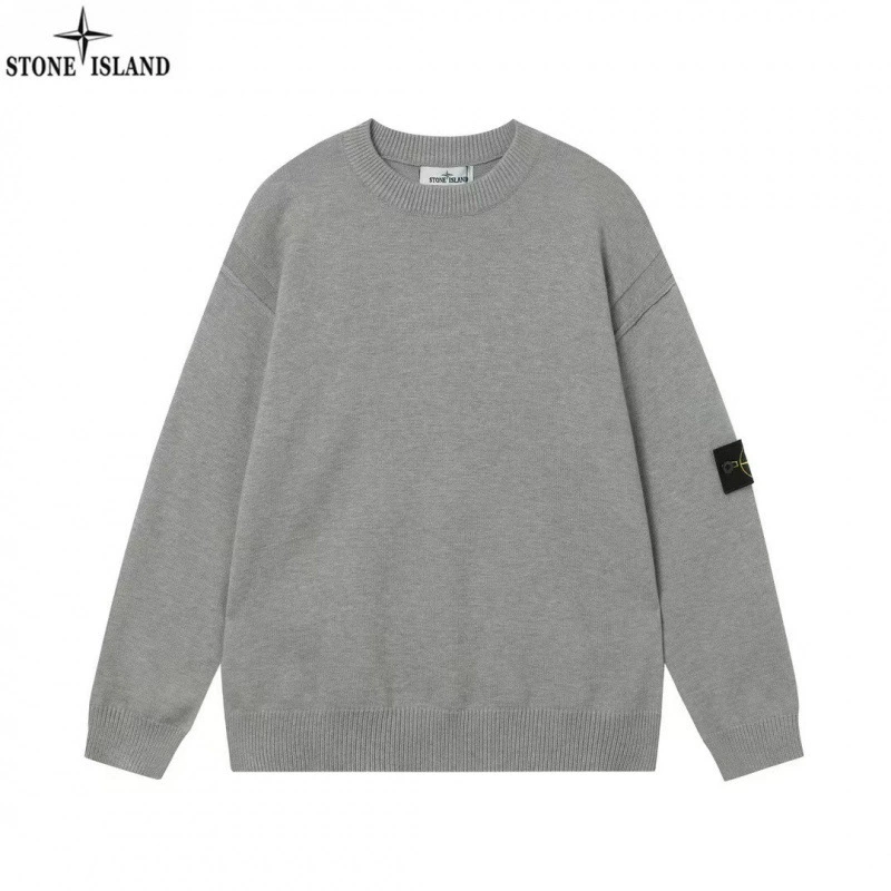 Высококачественная правильная версия нового casual вязаного пуловера Stone Island 24FW для мужчин и женщин, в одном стиле как для стрижек