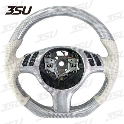 E46 3 Series Leather Carbon: Steering wheel - style-6