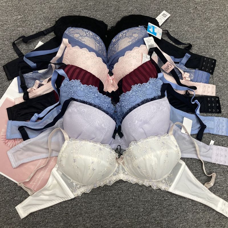 杂款日系女士蕾丝绣花文胸定型收副乳EFG cup|undefined