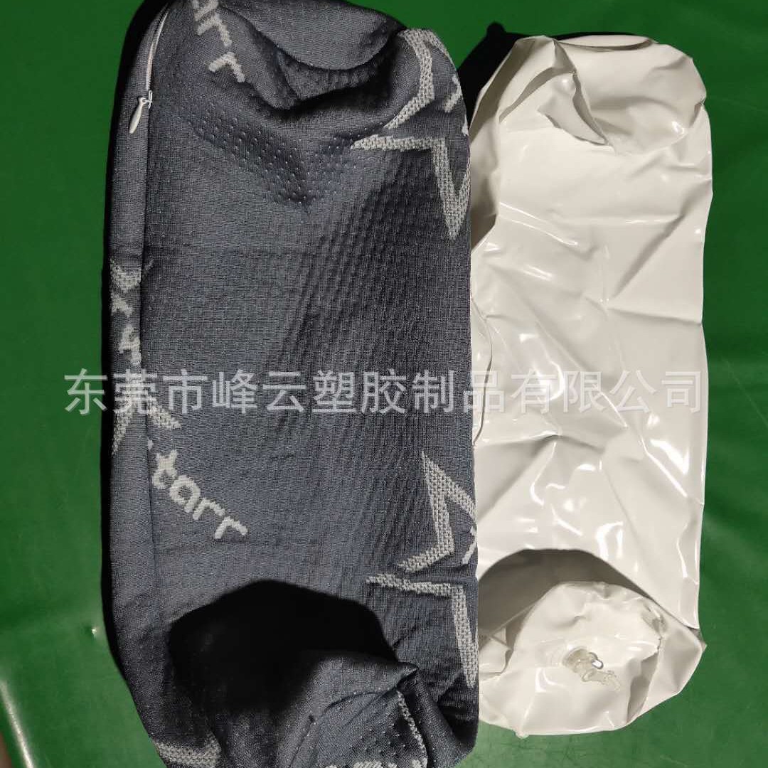 厂家供应充气长棒骨盤枕 瑜伽枕PVC植绒枕  解压枕头充气布套圆枕