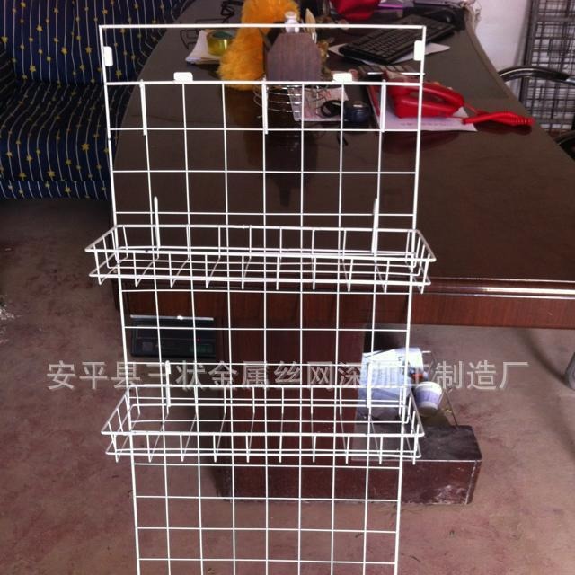 加工 超市商品货架 沐浴品展示架 铁线面包架 四面旋转展示架