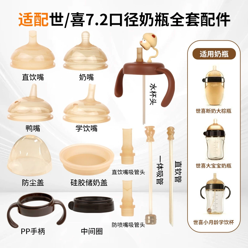 Применимо Shixi 7.2 Аксессуары для бутылочек Соска для хранения соска Соска для замены аксессуаров