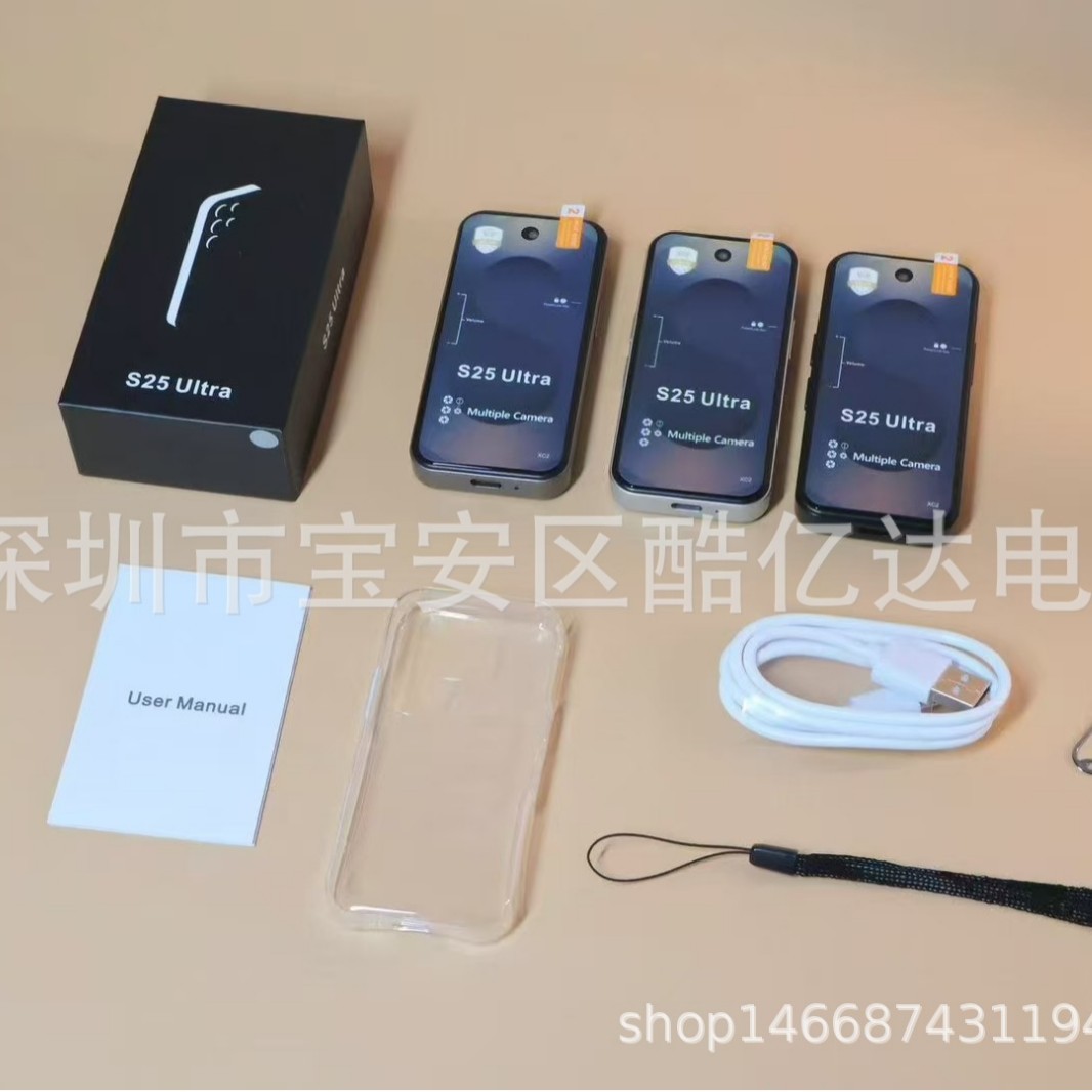 跨境新款miniS25U智能手机 mini16pro max 外贸爆款迷你智能手机