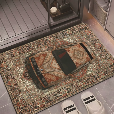 Bathroom Door Mats, Entrance Stain-Resistant | Avtomobil döşəmə paspasları - 1022yspcdd-7-4060cm-diatom-mud-rubber-sole
