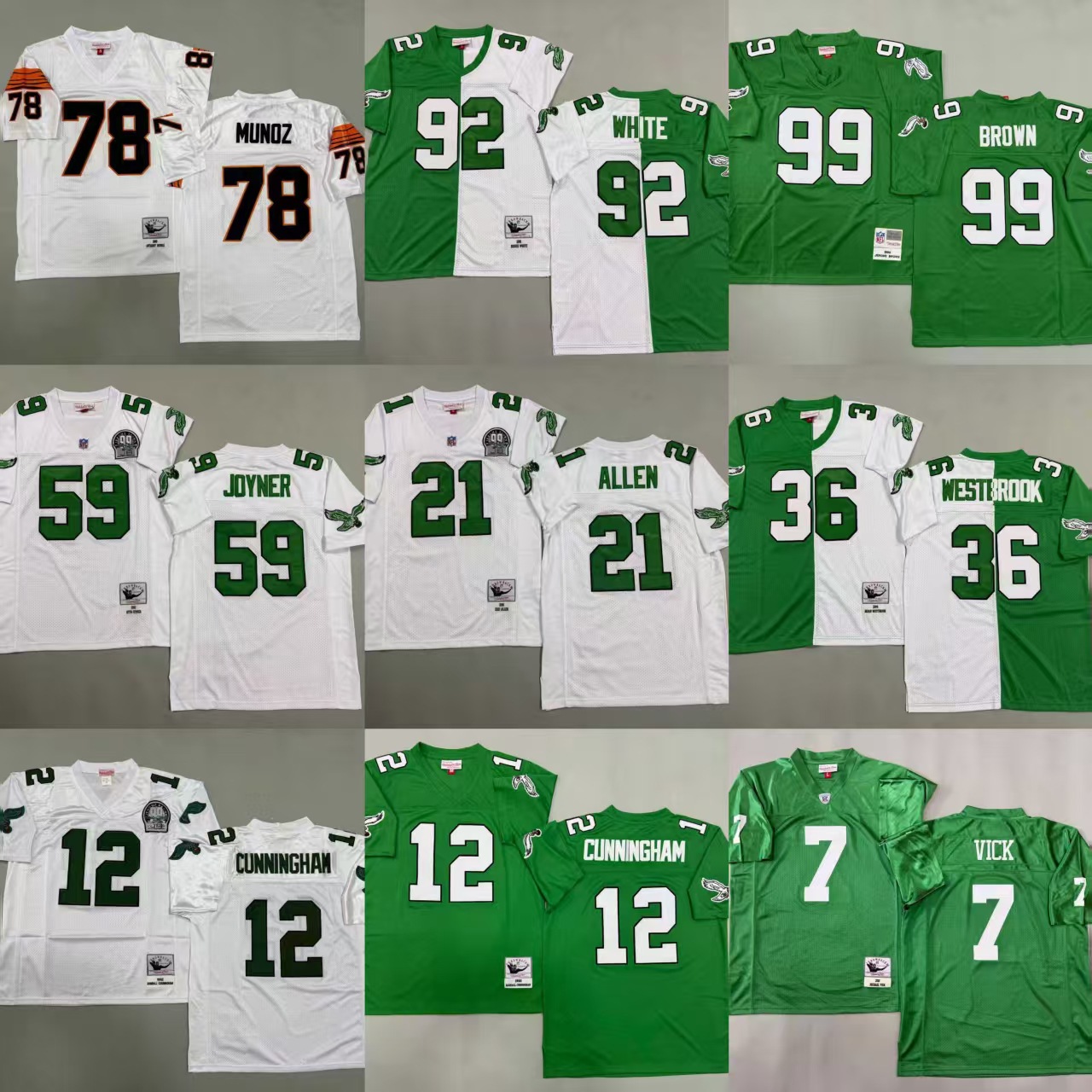 㺯国棒球联赛奥尔良圣徒队孟加拉虎队费城老鹰队服棒球服训练比赛