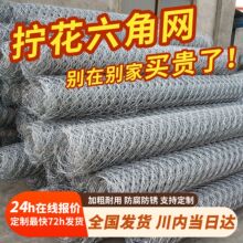 热镀锌拧花网 河道护坡防汛固滨网 水利工程石笼网箱六角铁丝网