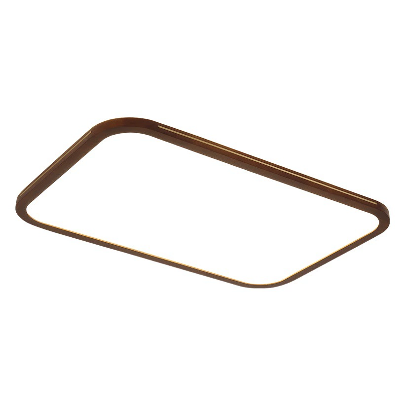 Новый китайский потолочный светильник цвета ореха из цельного дерева простой скандинавский тонкий светильник для спальни 2021 новая фара для гостиной 8339