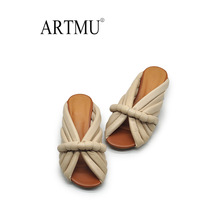 Artmu��ľԭ��ƽ����ЬŮ���⴩��Ƥһ����Ь�~��Ƥ��Ь2025�¿�