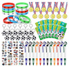 Football toy, bracelet, sticker, whistle, spinning top, set, wholesale, handmade
