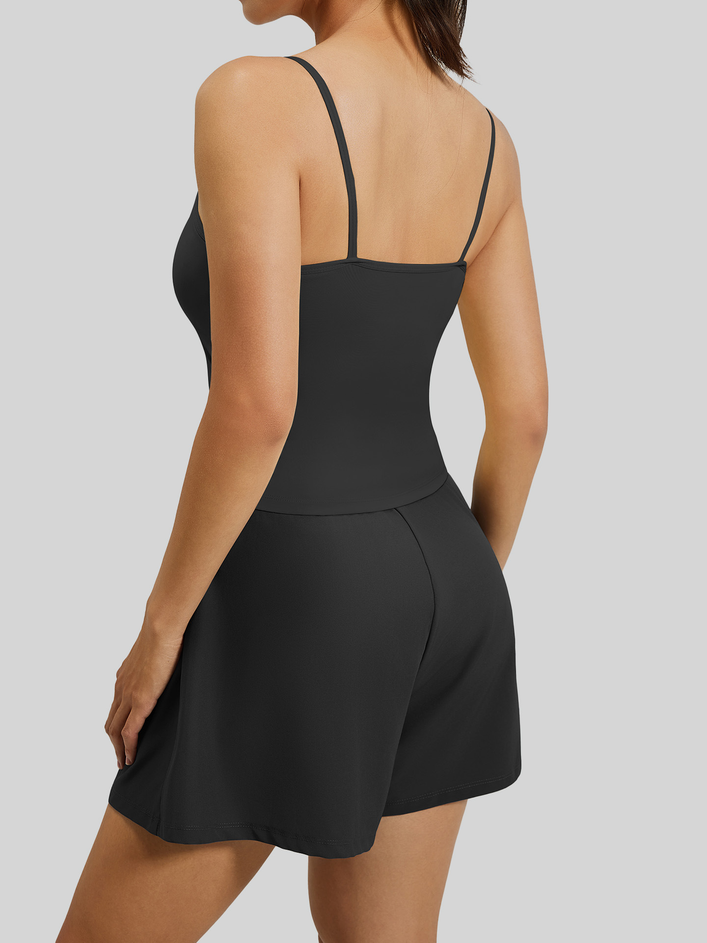 Juyi Tang primavera y otoño ropa de yoga diaria con dos piezas antichoque juego de entrenamiento de ejercicio de entrenamiento de bicicleta para mujeres