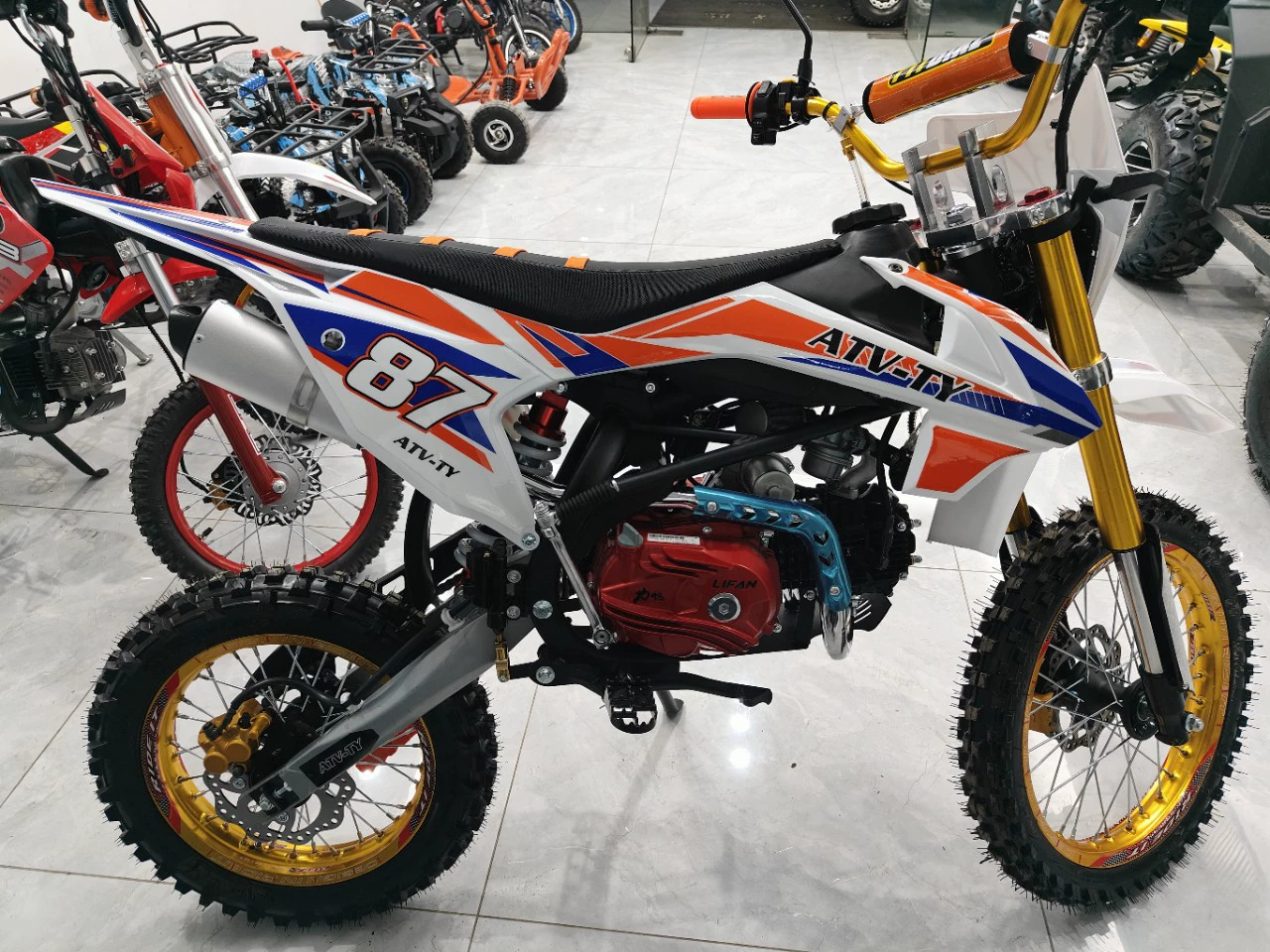 Элитный внедорожный мотоцикл K65, гористая местность, мan-лиса 130cc бензиновый мотоцикл-карт