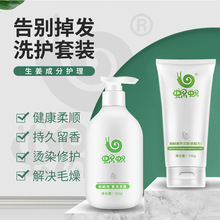 蜗蜗洗发水洗护套装纯姜无硅油洗发露发膜护发素营养柔顺控油批发