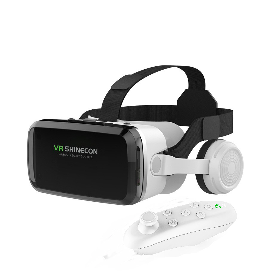 Qiandai vrshinecon g04bs auricular Bluetooth VR gafas teléfono móvil 3D Realidad Virtual auriculares versión VR gafas