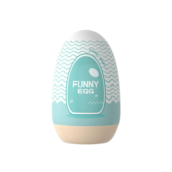 Qiqu Egg Masturbation Egg [Blue] delicate and tender lips