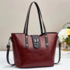 Retro capacious shoulder bag for leisure, 2023 collection