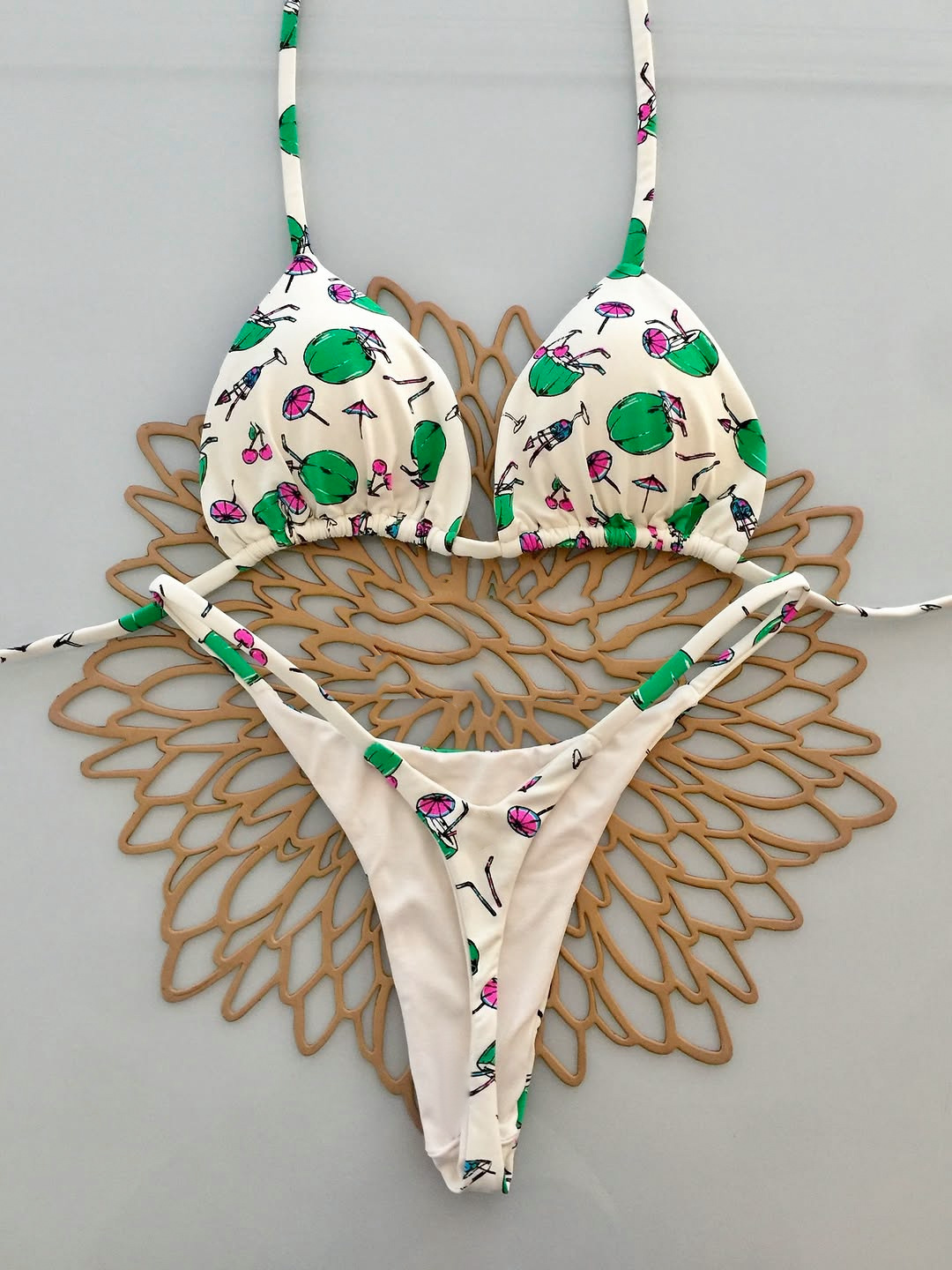 Sexy bikini set dames tweedeelige zwemkleding sneldrogend badmode_voghion.com