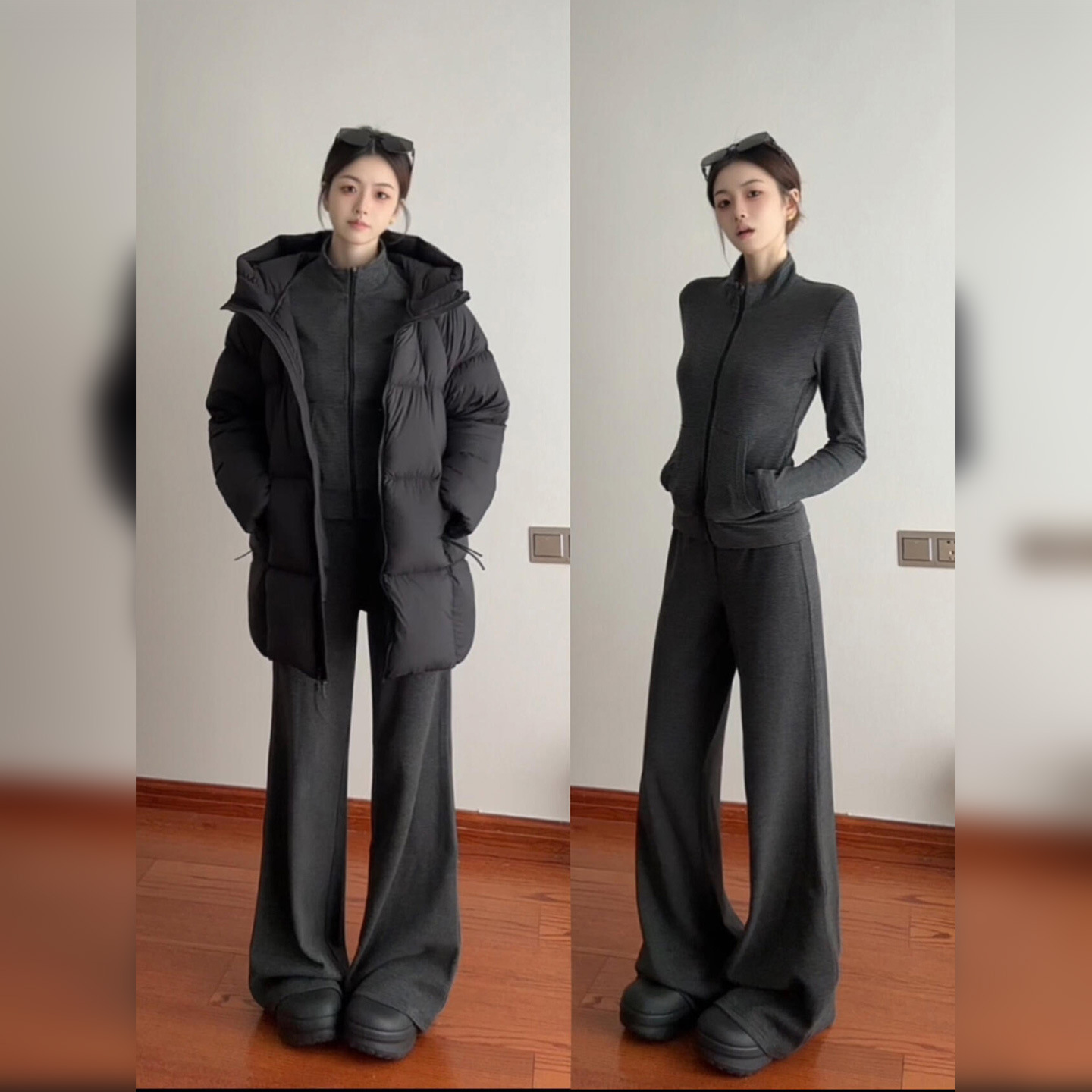 2025 New Autumn Slim Casual Suit Women's Sweatshirt Jacket Pants Sports Suit to Look Slim