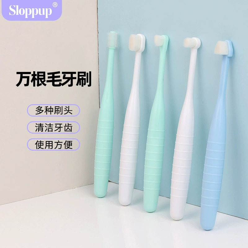 Зубная щетка для домашних животных, зубная щетка для кошек, зубная щетка для собак, чистка полости рта кошек и собак, зубная щетка на десять тысяч волос, оптовая продажа товаров для домашних животных