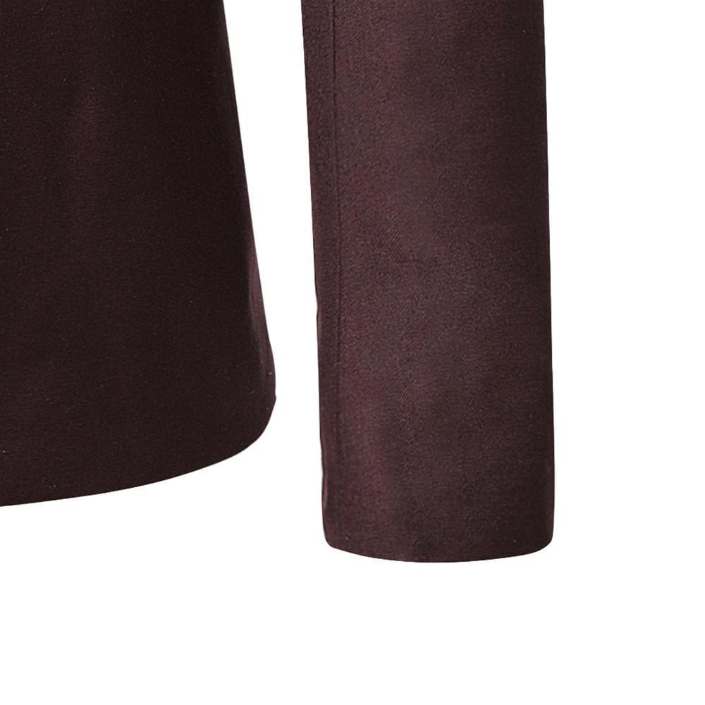 Slim Fit Blazer With Stand Collar For Men Autumn And Spring_voghion.com